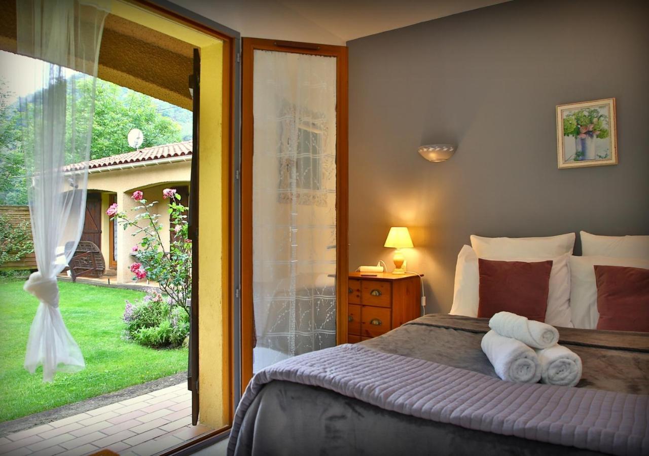 Beau Vallon - Gite Et Chambres D'Hotes Pyrenees-Mediterranee - Pays Catalan Sahorre Ngoại thất bức ảnh