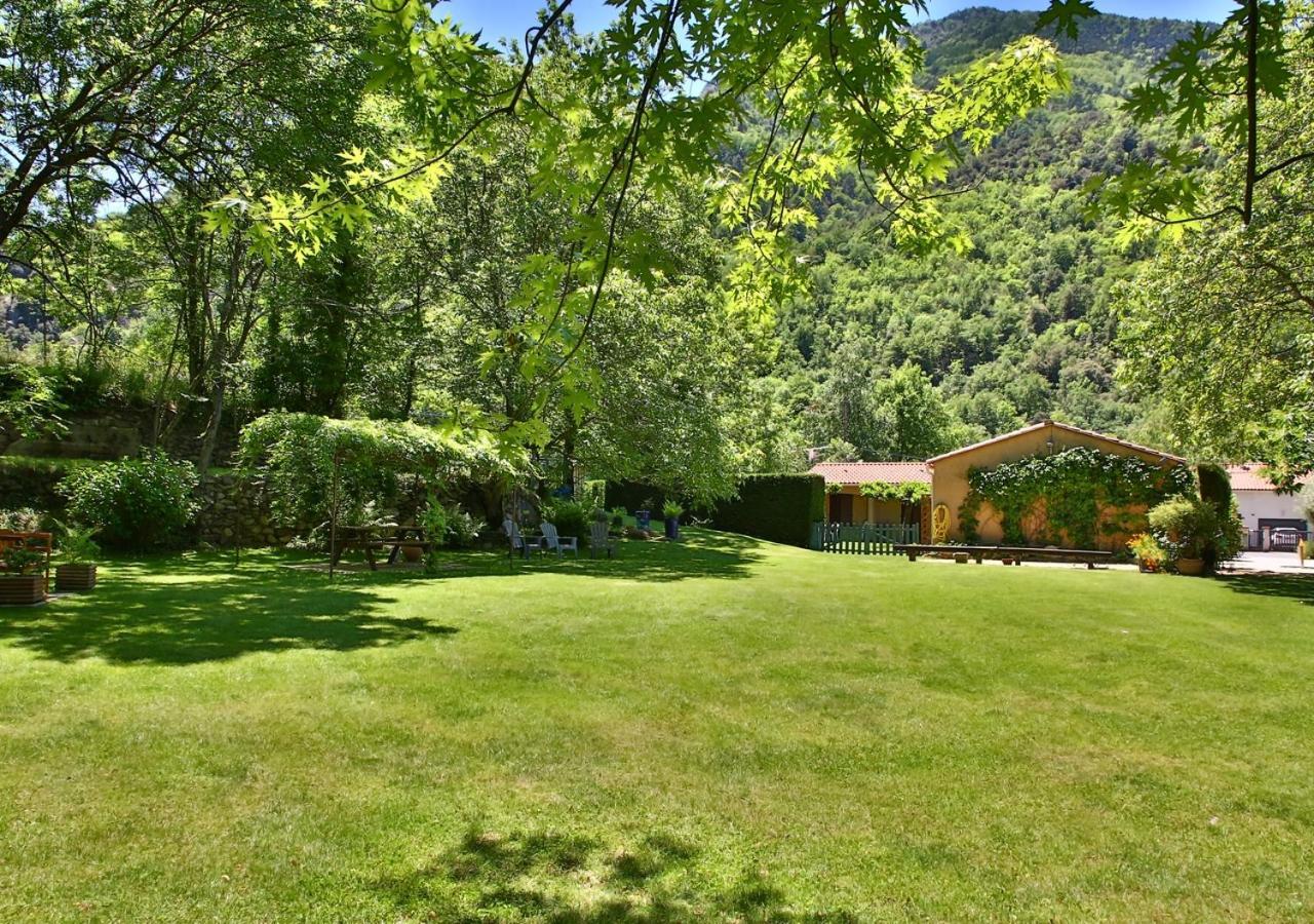 Beau Vallon - Gite Et Chambres D'Hotes Pyrenees-Mediterranee - Pays Catalan Sahorre Ngoại thất bức ảnh